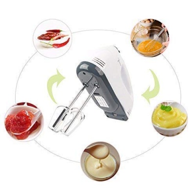 ELECTRIC HAND MIXER WITH CHROME BEATER